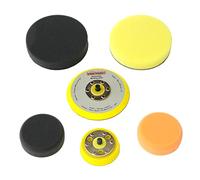 Kit de mise à niveau pour la polisseuse excentrique Dino KRAFTPAKET comprenant un plateau de support de 75mm 125mm et des pads de polissage