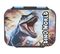 Dino World + Action 0413987 Gamelle Boîte De Rangement Alimentaire Polypropylène (Pp) Bleu Et Gris