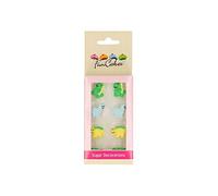 Dinosaur Cake Sugar Decorations Toppers - Funcakes - 8PK