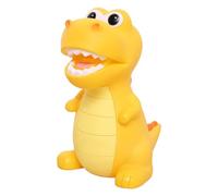 Dinosaure Tirelire Animaux de Dessins Animés Banque de Pièces de Monnaie Tirelire en Plastique Tirelire Adulte Billet et Pièces Tirelire Garçon Enfant Cadeau pour Noël (Jaune)