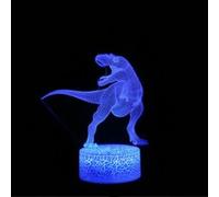 Dinosaures 3D LED lampe lumineux bureau optique lumière nuit avec 7 couleurs wedazano116