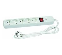 Voltman DIO013038 Bloc multiprises 5 x 10/16 A + 2 ports USB avec interrupteur