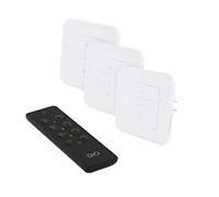 DiO Kit de centralisation Volets sans Fil et connecté - 2 interrupteurs connectés avec télécommande - contrôler Vos Volets roulants sur Votre Smartphone