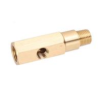 Dioche Adaptateur de Manomètre d'huile d'expéditeur de Pièce en T/émetteur de Pièce en T en Laiton 4 NPT adapté aux Moteurs Falcon BA BF FG - 4.0L et V8