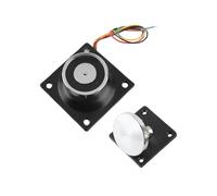 Dioche Arrêt de Porte électromagnétique à Aspiration Affleurante de sécurité, capacité d'Aspiration de 132,3 Lb, Conception en Acier moulé pour Portes en Bois et en Fer, Tension 12V-24V
