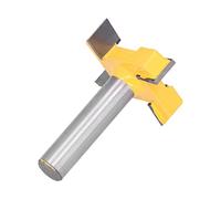 Dioche Bit de Routeur de Surfaçage de Surface de Spoilboard, Coupeur à 4 Cannelures |Outil de Rabotage à Pointe en Acier Tungstène de qualité Supérieure pour le Travail du Bois |Compatible CNC, -