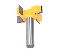 Dioche Bit de Routeur de Surfaçage de Surface de Spoilboard, Coupeur à 4 Cannelures |Outil de Rabotage à Pointe en Acier Tungstène de qualité Supérieure pour le Travail du Bois |Compatible CNC, -