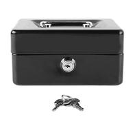 Dioche Boîte en Métal pour la Maison, Caisse en Métal avec Serrure, Solution de Stockage Portable pour Documents, Comprend Deux Clés pour la Maison et la Voiture