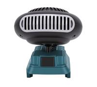 Dioche Chauffage D’appoint sans Fil 200 W, Rotation à 360 Degrés | Coque ABS, Chauffage Portable, Utilisation en Camping en Voiture, Compatibilité de Batterie, Sortie USB 2A, Arrêt Silencieux