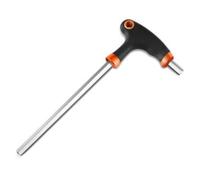 Dioche Clé Hexagonale à Poignée en T, Bras Long, Tête Plate, Acier au (Chm) | Réparation Automobile, Entretien Moto, Acier chromé, Accès Profond, Outil Dynamométrique, compatibilité Métrique