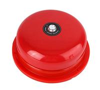 Dioche D'alarme Incendie, Cloche D'alarme à Décibels élevés De 100 db, Cloche électrique de Type à Gache Interne en Acier Inoxydable 6 Pouces Pour Alarme Incendie, évacuation D'urgence, école[220V]