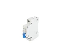 Dioche Disjoncteur Miniature 1 Pôle 400V Protecteur de Fuite sur Rail DIN | Conçu pour les Circuits AC 50 Hz jusqu'à 400 V, Boîtier ABS Ignifuge, capacité de Coupure de 4 500 A, Montage Facile sur