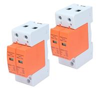 Dioche Dispositifs de Protection SPD Basse Tension CC 2P |Disjoncteur de Protection RMU1-C40 AC 420 V |Indicateur Visuel et Matériau Ignifuge |Utilisation Domestique et Commerciale |-Durable (Imax :