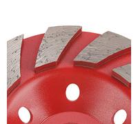 Dioche Disque Abrasif Béton 1Pcs 100mm Meule - Meulage Haute efficacité pour Pierre, Béton et Céramique - Chaleur, Outil de Vie - Compatible avec les Meuleuses et les Fraises