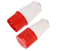 Dioche Ensemble de Connecteurs électriques Industriels Triphasés à 5 Broches, 5 Broches, 3 Phases Antidéflagrantes, 32 A 220-380 V/240-415 V - Matériau ABS pour l'industrie et l'