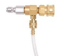 Dioche Kit D'injecteur en Aval pour Nettoyeur Haute Pression | Laiton Acier Inoxydable Plastique, Eau Chaude et Froide, 2 à 5 GPM, Nettoyage de Voiture Camping Car, Buse à Mousse