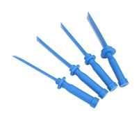 Dioche Kit d'outils de Dissolvant 4 Pièces Ensemble de Grattoirs à Ciseau en Plastique Kit d'outils de Dissolvant de Grattoir Universel Non Marquant pour Enlever les Autocollants Adhésifs et les