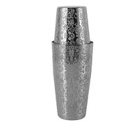 Dioche Mélangeur de Bar gravé Mélangeur de Bar gravé en Acier Inoxydable pour la Fabrication de Martinis et de Cocktails Finition Argentée pour Barman Domestique et Professionnel (Sans fond)