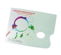 Dioche Papier Aquarelle Jetable Tear Off - 30 Feuilles Aquarelle Peinture à l'huile Fournitures de Peinture avec Trou pour le Pouce pour les Artistes