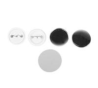 Dioche Pièces Broches en Fer, 500 Pièces, de Badges à Boutons pour Fabricant de Broches de 44mm, Couverture en Fer, Ensemble de Badges Vierges, Vêtements Personnalisés, Décoration de la Maison