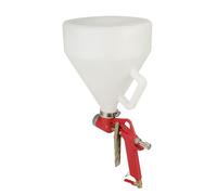 Dioche Pistolet Pulvérisateur à Air pour Texture de Mur de Plafond - Composants en Aluminium et en Plastique, 3 Buses Interchangeables, Conception Conviviale, Idéal pour la Peinture en Stuc