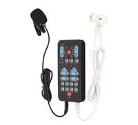 Dioche Voice Changer Changeur de Voix Portable - Déguiseur de Voix Portable Multifonctionnel avec 8 Effets Sonores pour Téléphones et Tablettes - Design Compact en ABS