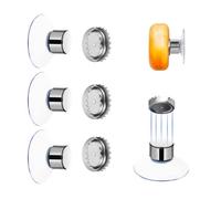 Dioxide Lot de 3 Porte Savon MagnéTique Porte Savon Aimanté en Acier Inoxydable Ventouse Savon Mural pour Salle de Bain Cuisine