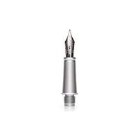 DIPLOMAT Aero ressort chromé mat, plume en acier inoxydable B | Unité de plume de rechange complète pour stylo plume Diplomat Aero, facile à remplacer