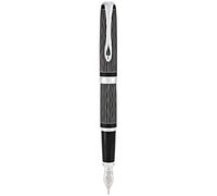 Stylo plume Diplomat Excellence A plus Wave guilloché lapis noir , force M
