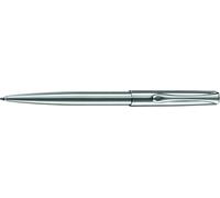 DIPLOMAT - Stylo Bille Traveller - Acier - Fluide & Confortable - Résistant et Élégant - Allure Raffinée - Savoir Faire Traditionnel - Garantie 5 Ans - D10061083