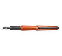 Diplomat Stylo plume Aero Acier inoxydable Force M Orange Garantie 5 ans