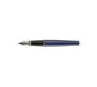 DIPLOMAT - Stylo Plume Acier Excellence A2 - Bleu Nuit - Taille Medium - Résistant llure Moderne - Savoir Faire Traditionnel - Garantie 5 Ans - D40209025