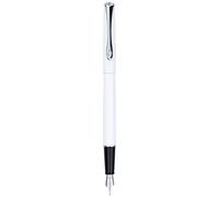 Diplomat Traveller Snowwhite, stylo plume avec plume en acier inoxydable, modèle M