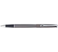 DIPLOMAT - Stylo Roller Traveller - Gris Taupe - Léger et Résistant - Écriture Fine et Confortable - Design Distingué - Savoir Faire Traditionnel - Garantie 5 Ans - D40704030