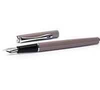 Diplomat Traveller, stylo plume gris taupe, avec plume en acier inoxydable, modèle M