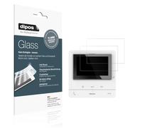 dipos I 2x Protection ecrán compatible avec Bticino 344672 Verre souple Film Protecteur 9H