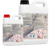 DIPOXY Primer S primaire époxy bi-composant, 1,5 kg de résine + 75 g de colorant blanc, rapport 2:1, primaire d’adhérence pour béton, chape, sol, garage et balcon