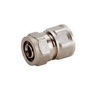 Dipra 120044 Raccord Multicouche à Compression Droit Fixe, Femelle F15/21, diamètre 16mm
