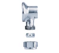 Dipra 363044 Applique Murale sans Soudure pour tube Cuivre, Sortie F15/21, diamètre 12mm, Chromé