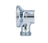DIPRA - Applique murale laiton chromé F15/21 (1/2") - support robinetterie plomberie
