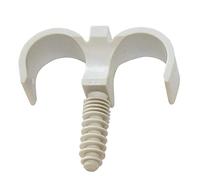 DIPRA - Colliers de fixation doubles pour tube PER Ø20 mm - lot de 10 - support de tube plomberie