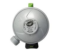 Dipra - Détendeur Gaz Propane Quick-On - Valve 20 mm - Compatible Elfi Clairgaz Twiny Malice Calypso - Débit 1,5 kg/h - 37 mbar - Certifié NF