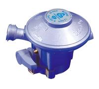 DIPRA - Détendeur Quick On pour petite bouteille butane 6 kg avec valve diamètre 20 Butane 6 kg - 1.3 kg/h 28 mbar - Certifié NF