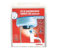 DIPRA - Kit chauffe-eau universel anticalcaire pour installation cuivre - avec groupe de sécurité - Certifié NF
