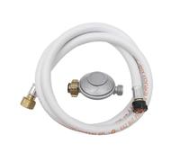 DIPRA - Kit Détendeur Butane + Tuyau 1,50 m - Sécurité Débit Limité - Raccord M20/150 - Usage Domestique - Certifié NF