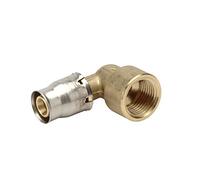 DIPRA - Raccord multicouche automatique coude femelle F15/21 (1/2") - Ø20 mm - raccord angle 90° pour tube multicouche - plomberie