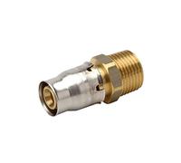 DIPRA - Raccord multicouche automatique droit mâle fixe M15/21 - Ø16 mm - raccord plomberie multicouche