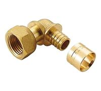 DIPRA - Raccord PER à glissement coude écrou tournant F15/21 (1/2") - Ø16 mm - raccord plomberie PER