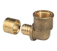 DIPRA - Raccord PER à glissement coude femelle F15/21 (1/2") - Ø16 mm - raccord plomberie PER