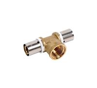 DIPRA - Raccord PER à sertir té femelle F15/21 (1/2") - Ø16 mm - raccord en T pour tube PER - plomberie